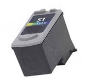 Canon 0618B002 (CL-51) Remanufactured Ink Cartridge - Tri-Color