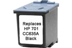 HP CC635A (#701) Remanufactured Ink Cartridge - Black