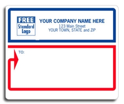 Laser / Inkjet Shipping Address Labels, Imprinted