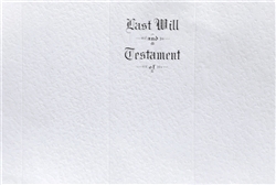 Letter Size Pebble Finish Last Will & Testament Covers