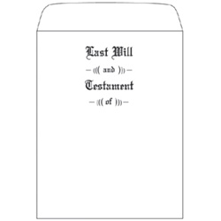 Pebble Finish Last Will & Testament Envelopes, Oversized