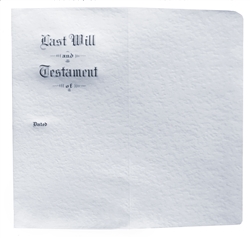 Pebble Finish Last Will & Testament Envelopes, Side Opening
