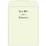 Testament Ledger Last Will & Testament Envelopes, Oversized
