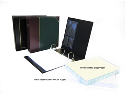 Extra Capacity 2" Minute Book Binder, Letter Size
