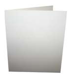 Letter Size White Gloss Presentation Folders