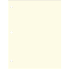 Minute Paper Letter Size 20lb., 3-Hole Punched, Ream of 500