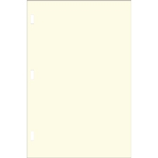 Minute Paper Legal Size 20lb., Rectangular Rod Punched, Ream of 500