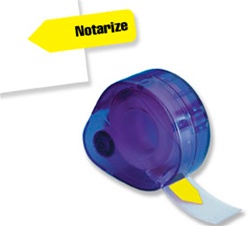 Notarize Page Flag