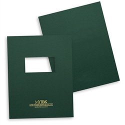 Two Part Report Cover with Window, Foil Imprint