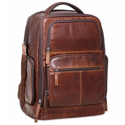Voyager Tech Leather Backpack