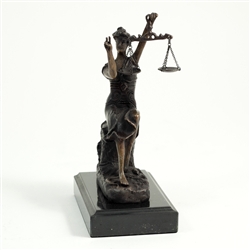 Victorious Lady Justice Sculpture