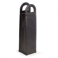 Black Leatherette Caddy with Handles