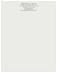 Classic Linen or Laid Lithographed Letterhead
