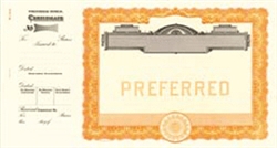 Goes® Panel, No Text, Preferred Stock Certificates, Orange, 100 per package