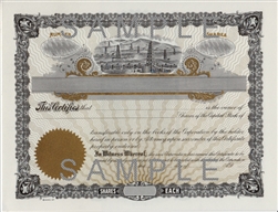 Goes® Capital Text Oil Stock Certificates, 100 pack