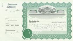 Goes® Massachusetts Stock Certificates, package of 100