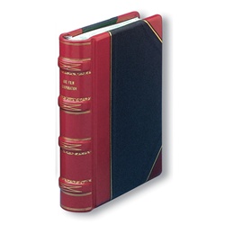Hylson Minute Book, Three Quarter Bound Leather, Legal Size, 250 Page Capacity