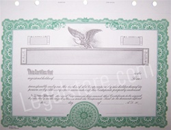 Goes® Corporate Certificate, Green Border