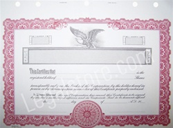 Goes® Corporate Certificate, Maroon Border