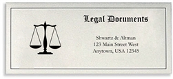 Legal Document Envelope, Customized