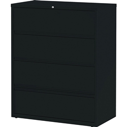 Lorell Receding Lateral File with Roll Out Shelves