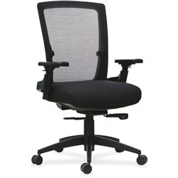 Lorell 3D Rotation Armrests Mid-back Chair