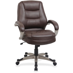 Lorell Westlake Series Mid Back Management Chair