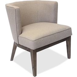 Lorell Linen Fabric Accent Chair - Color Options