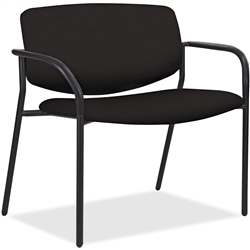 Lorell Bariatric Guest Chairs with Vinyl Seat & Back- Color Options