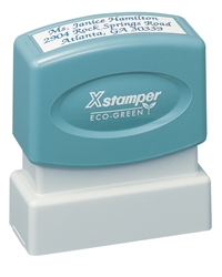 Custom Xstamper Self-Inking Stamp 1/2" x 1-5/8"