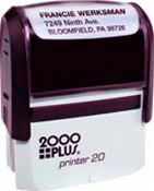 Custom 2000 Plus Printer Self-Inking Stamp 9/16" x 1-1/2"