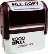 Custom 2000 Plus Printer Self-Inking Stamp 15/16" x 2-3/8"